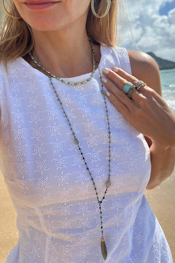 MIRAGE NECKLACE- TURQUOISE
